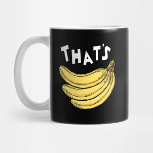 T'S Bananas Bunch Of Bananas Mug